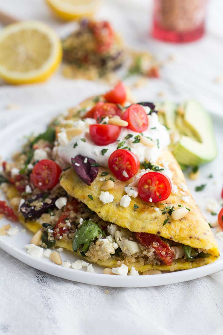 Greek-Quinoa-Dinner-Omelets-with-Feta-and-Tzatziki-13