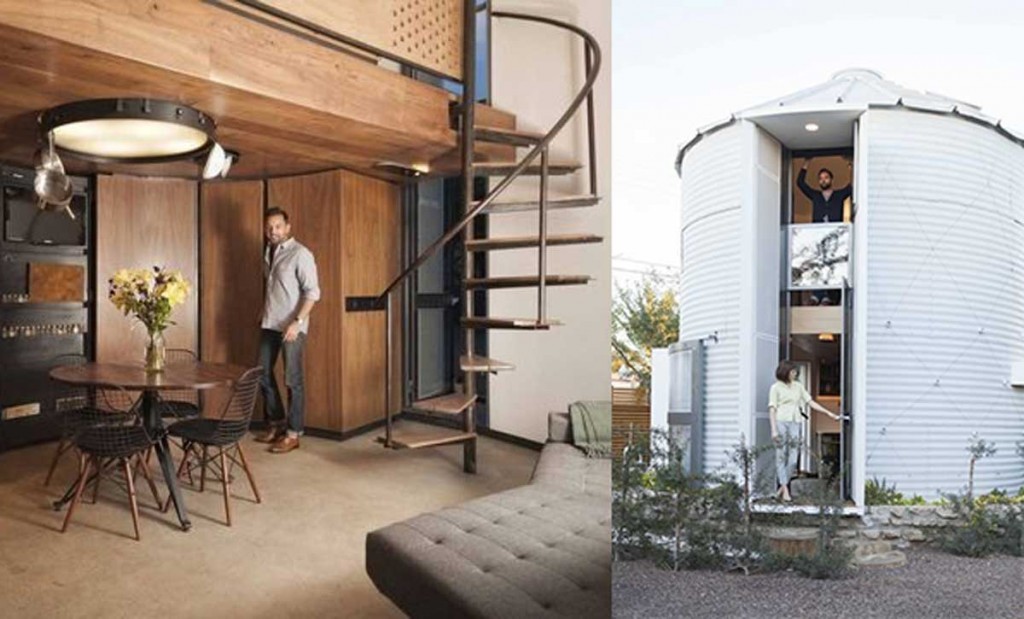 Tomaron una parte esencial de un granero y la transformaron en una