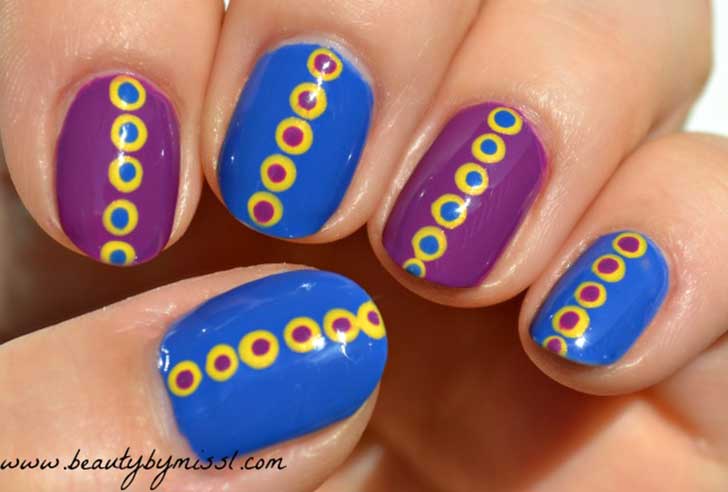 blue-purple-yellow-dotticure