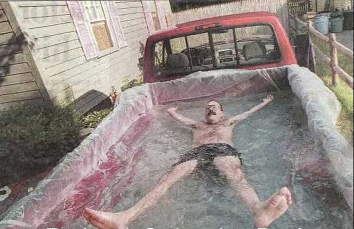 14 personas que no tenÃan piscinas pero fueron creativos para crearlas