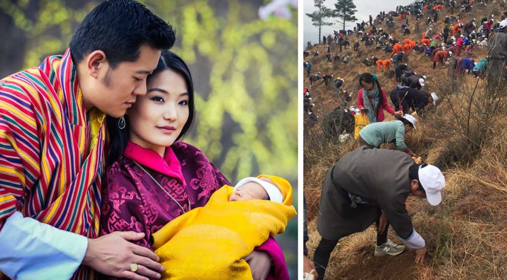Bután celebra el nacimiento de su nuevo príncipe, con la plantación de