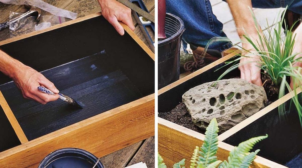 Así de fácil es construir una fuente para plantas acuáticas en tu