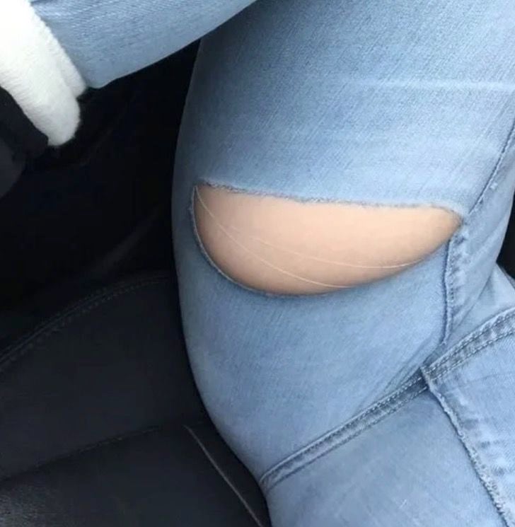 17 fotos que sólo entenderás si tienes muslos tan gruesos que rompen todo.  Sobre todo tus jeans | Upsocl