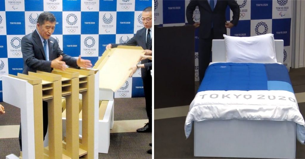 Las camas de las Olimpiadas en Tokio 2020 estarán hechas de cartón. Serán  competencias ecoamigables | Upsocl
