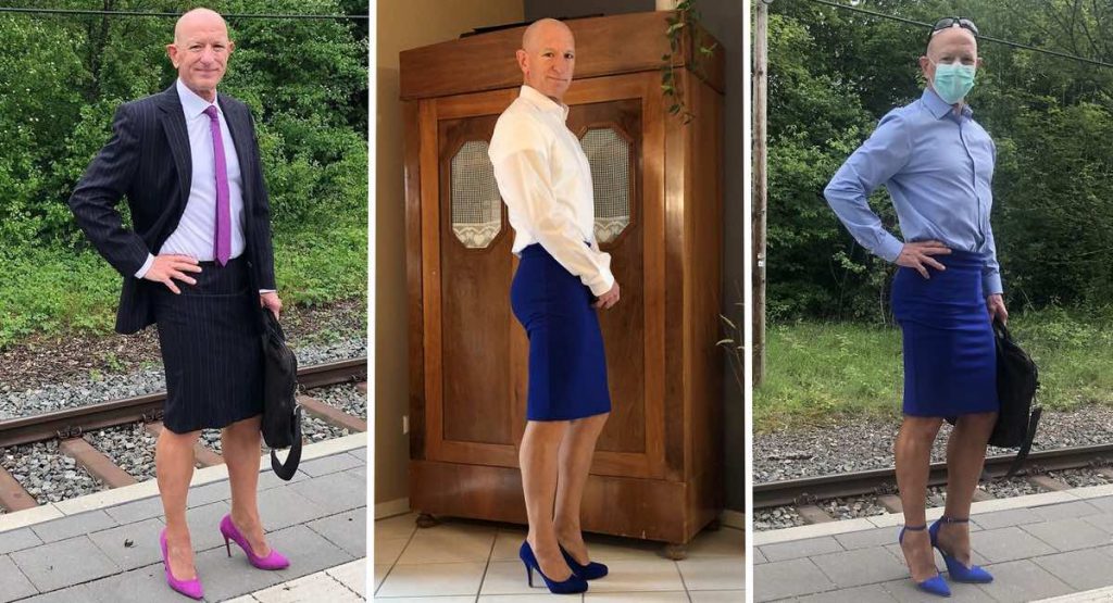 Este hombre prueba que las faldas y tacones no son solo para mujeres. La  ropa no tiene género | Upsocl