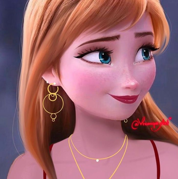 Disney Princesses With Realistic Proportions